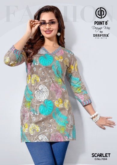 FLORAL CHARM PRINTED WOMEN KURTI – ELEGANT EVERYDAY DESIGNER WEAR